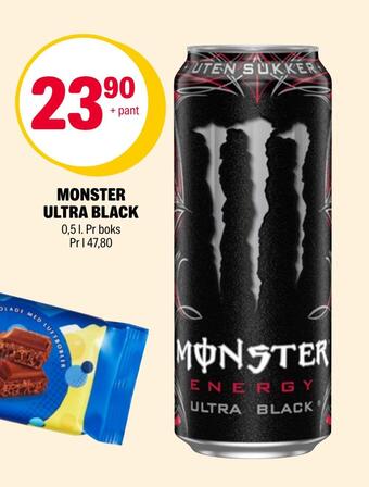 Coop Extra Monster ultra black tilbud