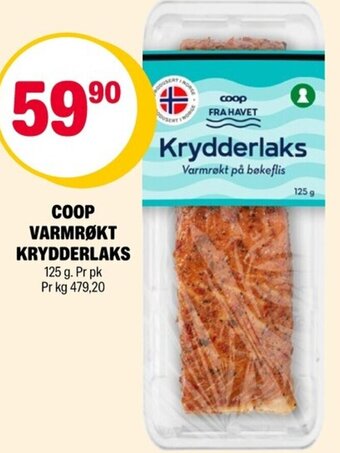Coop Extra COOP VARMRØKT KRYDDERLAKS tilbud