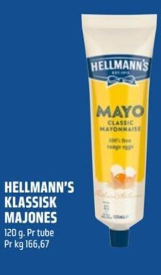 Coop Obs HELLMANN'S KLASSISK MAJONES tilbud