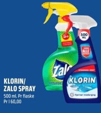 Coop Obs KLORIN/ ZALO SPRAY tilbud