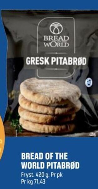 Coop Obs BREAD OF THE WORLD PITABRØD tilbud