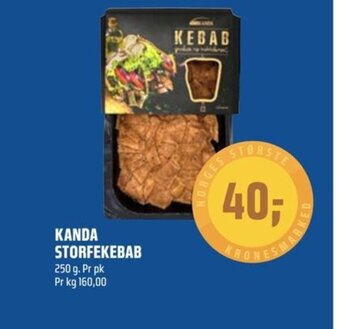 Coop Obs KANDA STORFEKEBAB tilbud