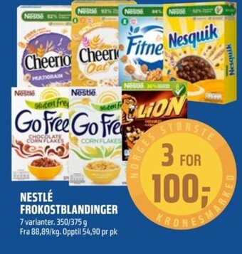 Coop Obs NESTLÉ FROKOSTBLANDINGER tilbud