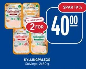 Rema 1000 KYLLINGPÅLEGG Solvinge tilbud