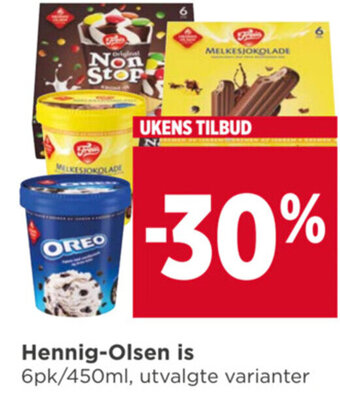 Meny Hennig-Olsen is tilbud