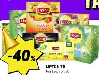 Bunnpris LIPTON TE tilbud