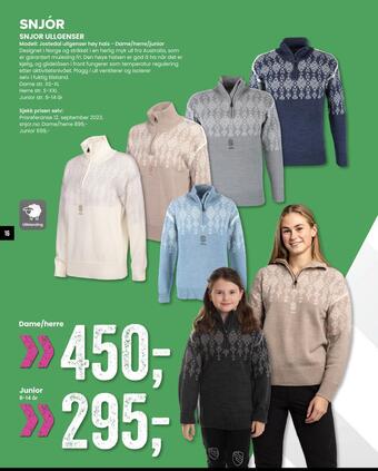 Sport Outlet Snjor ullgenser tilbud