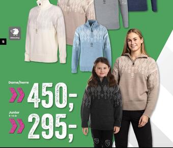 Sport Outlet Snjor ullgenser tilbud