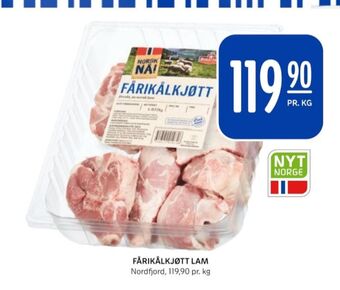 Rema 1000 Nordfjord nakkekoteletter tilbud