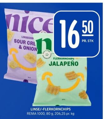 Rema 1000 Rema 1000 snacks tilbud