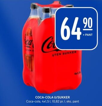 Rema 1000 Coca-cola zero brus tilbud