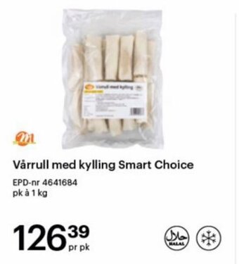 Storcash Vårrull med kylling Smart Choice tilbud