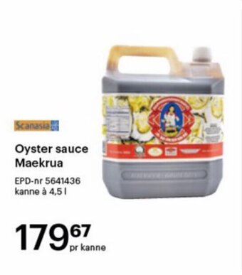 Storcash Oyster sauce Maekrua tilbud