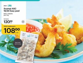 Storcash Scampi ASC 16/20 Easy peel tilbud