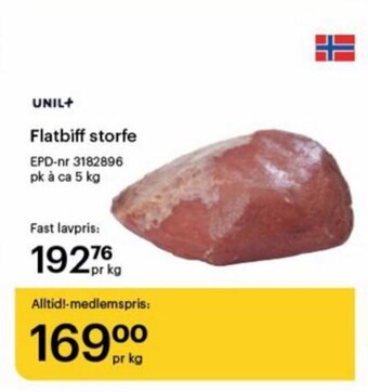 Storcash Flatbiff storfe tilbud