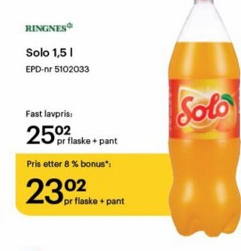 Storcash Solo 1,5 L tilbud