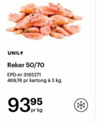 Storcash Reker 50/70 tilbud