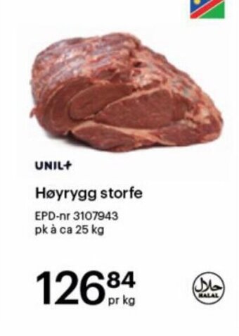 Storcash Høyrygg storfe tilbud