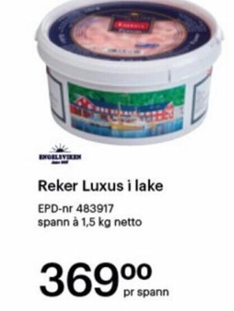 Storcash Reker Luxus i lake tilbud