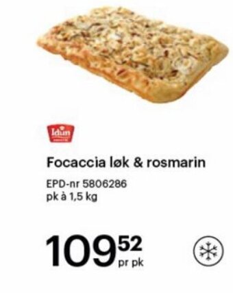 Storcash Focaccia løk & rosmarin tilbud