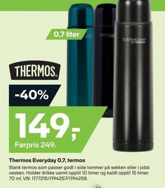 XXL Sport Thermos Everyday 0,7, termos tilbud