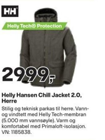 XXL Sport Helly Hansen Chill Jacket 2.0, Herre tilbud