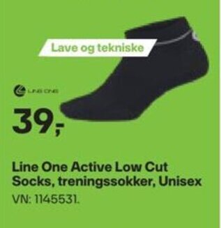 XXL Sport Line One Active Low Cut Socks, treningssokker, Unisex tilbud