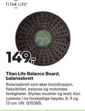 XXL Sport Titan Life Balance Board, balansebrett tilbud