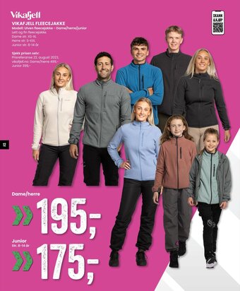Sport Outlet VIKAFJELL FLEECEJAKKE tilbud