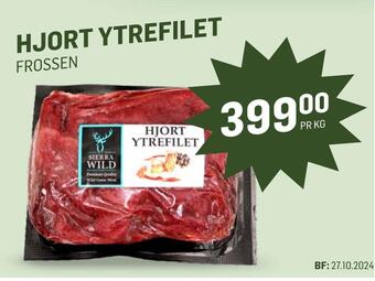 Holdbart Hjort ytrefilet tilbud