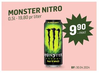 Holdbart Monster nitro tilbud