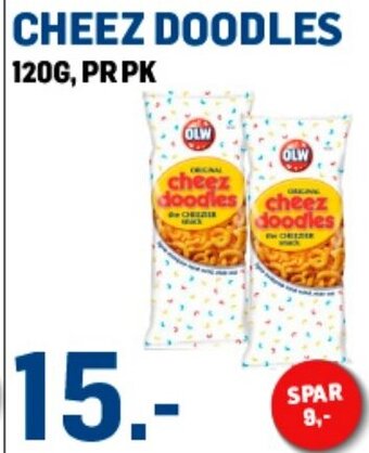 Price Lagerbutikk CHEEZ DOODLES tilbud