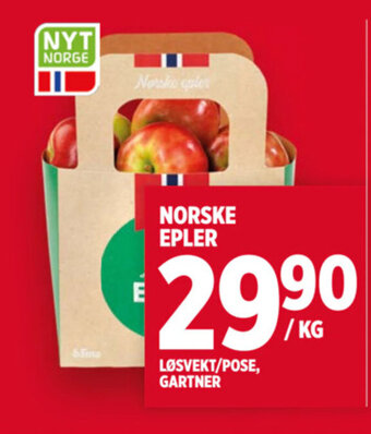 Meny NORSKE EPLER tilbud