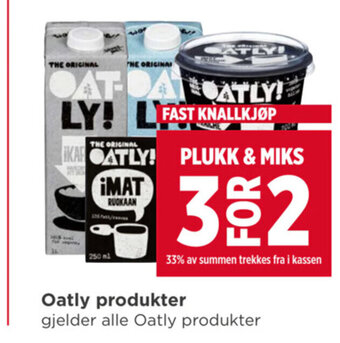 Meny Oatly produkter tilbud