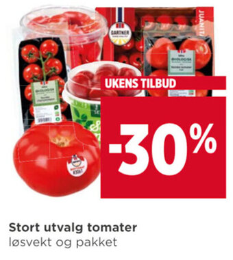 Meny Stort utvalg tomater tilbud