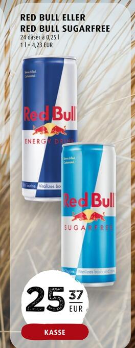 Scandinavian Park Red bull eller red bull sugarfree tilbud