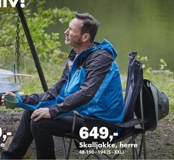 Biltema Skalljakke, herre tilbud