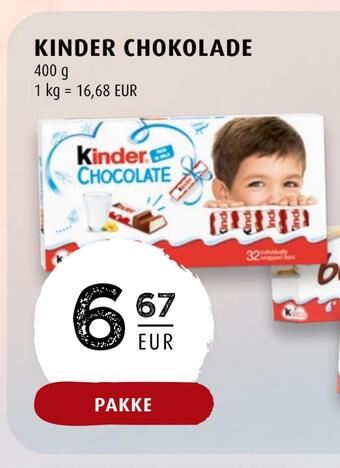 Scandinavian Park Kinder chokolade tilbud