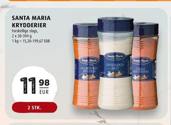 Scandinavian Park Santa maria krydderier tilbud