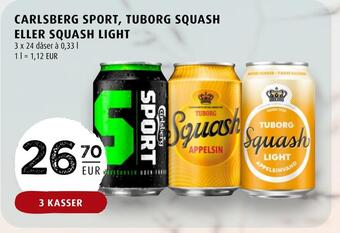 Scandinavian Park Carlsberg sport, tuborg squash eller squash light tilbud