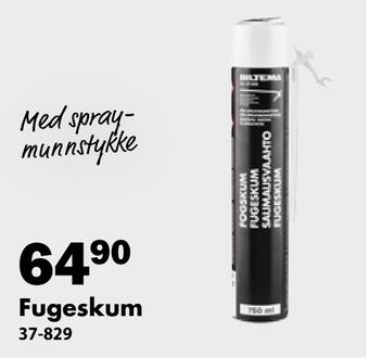 Biltema Fugeskum tilbud