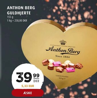 Scandinavian Park ANTHON BERG GULDHJERTE 155 g tilbud