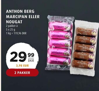 Scandinavian Park ANTHON BERG MARCIPAN ELLER NOUGAT tilbud
