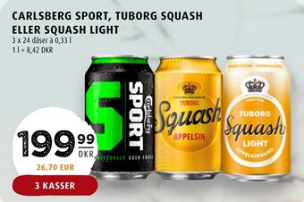 Scandinavian Park CARLSBERG SPORT, TUBORG SQUASH ELLER SQUASH LIGHT tilbud