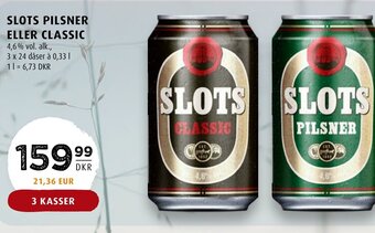 Scandinavian Park SLOTS PILSNER ELLER CLASSIC tilbud