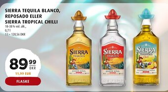 Scandinavian Park SIERRA TEQUILA BLANCO, REPOSADO ELLER SIERRA TROPICAL CHILLI tilbud