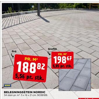 jem & fix Belegningsstein nordic tilbud