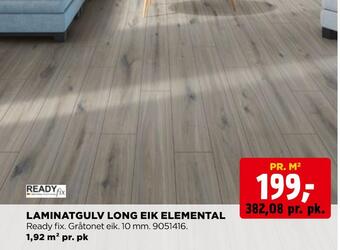 jem & fix Laminatgulv long eik elemental tilbud
