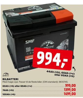 jem & fix Bilbatteri tilbud