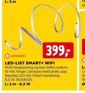 jem & fix Led-list smart+ wifi tilbud